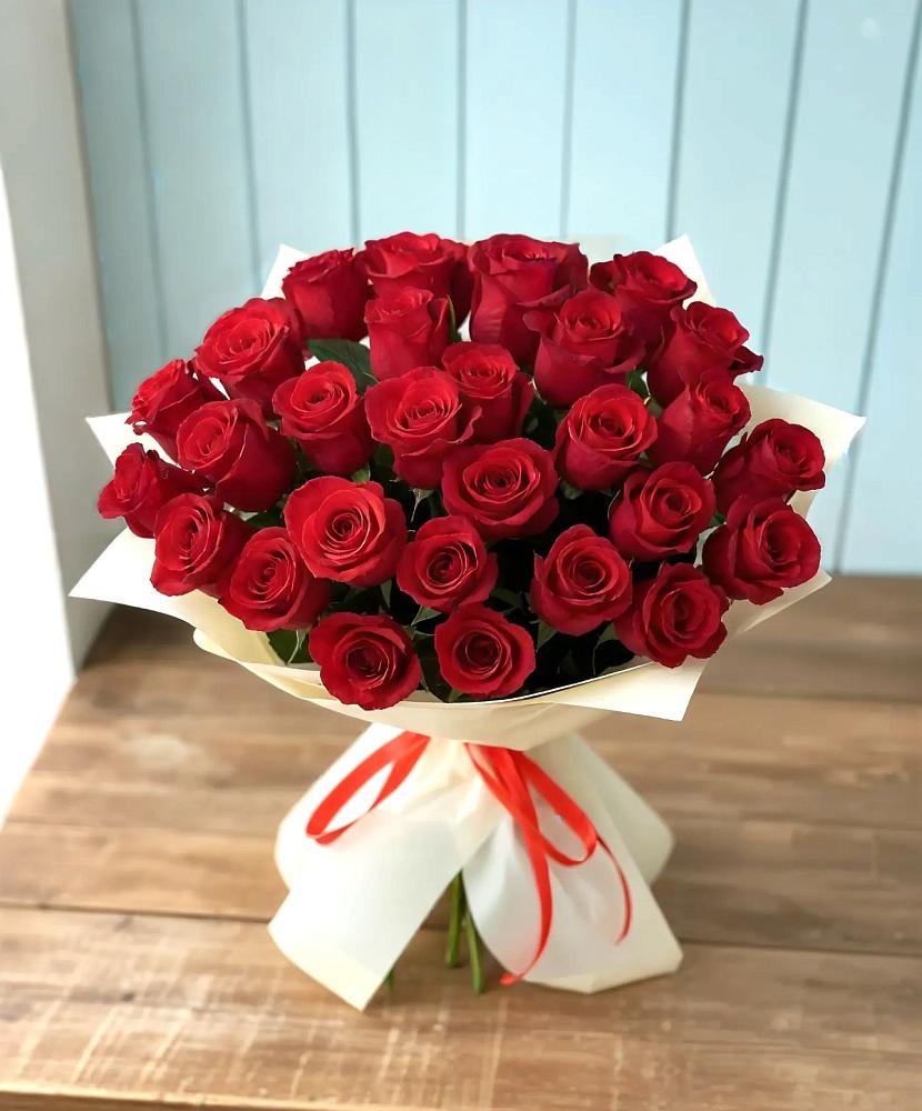 Букет 29 Красных роз в Пятовском