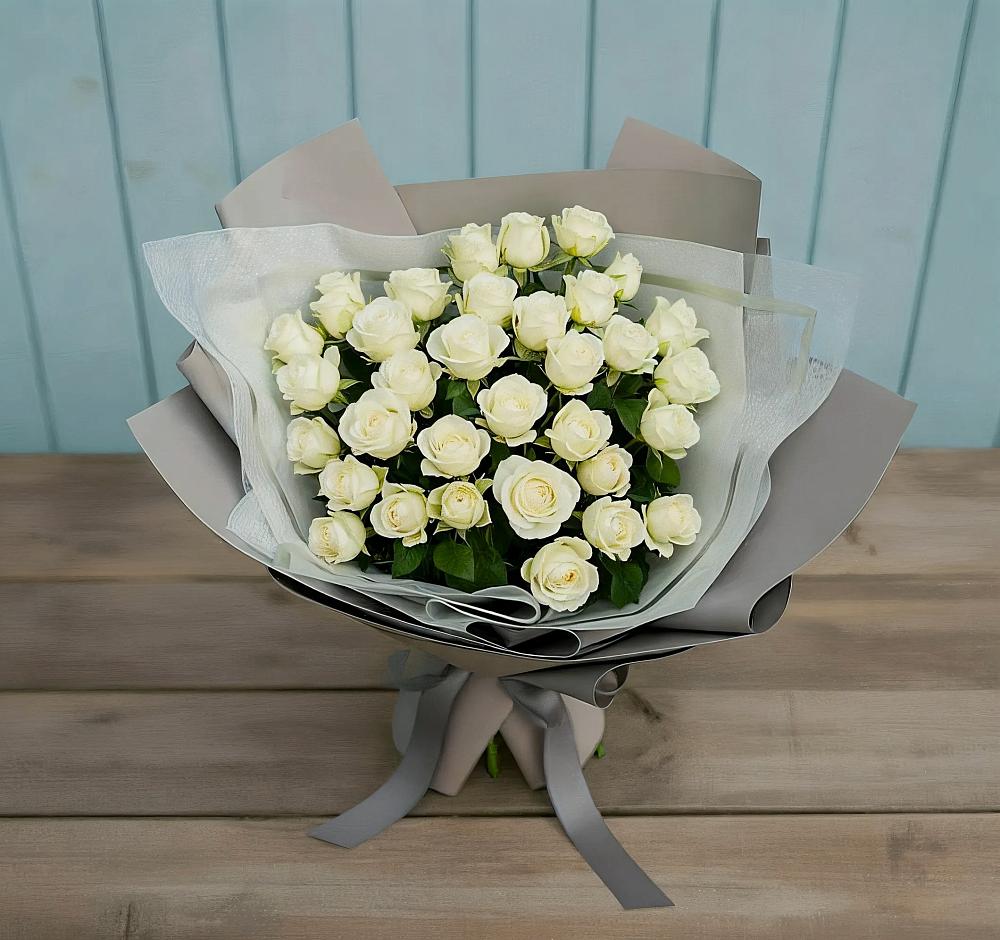 Букет Белоснежная нежность в Пятовском
