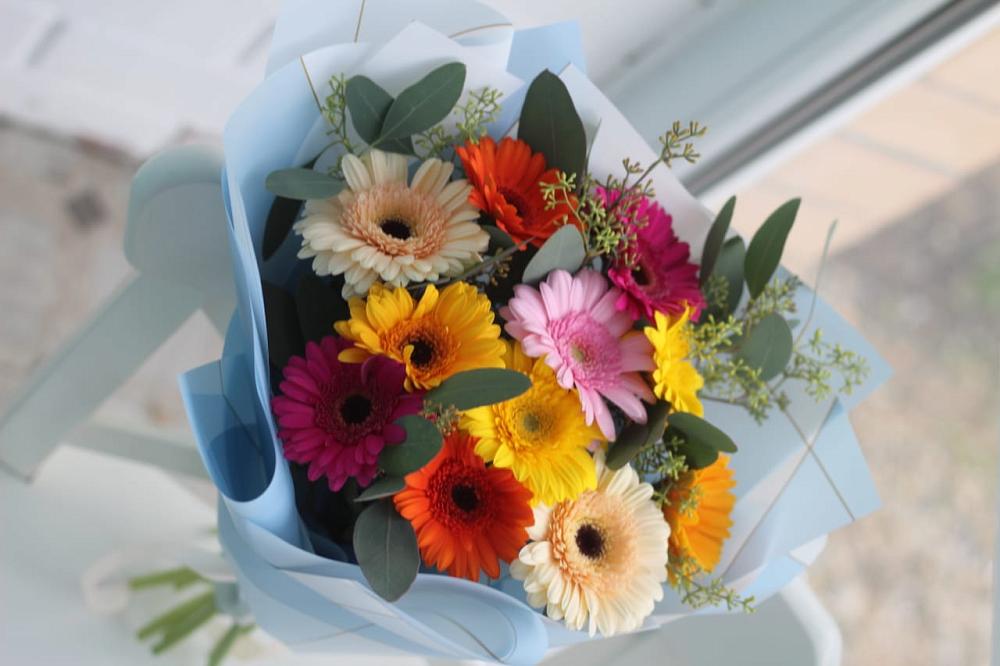 Букет цветов из: Герберы в Пятовском