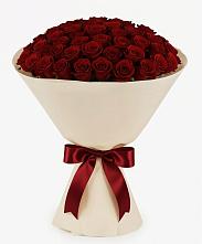 Букет 101 Бордовая роза Блэк Бакарра в Пятовском