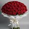 Букет 101 Красная роза Блэк Мэджик в Пятовском