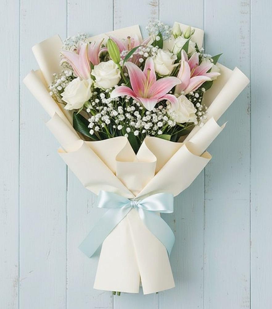 Букет цветов из: Лилии в Пятовском