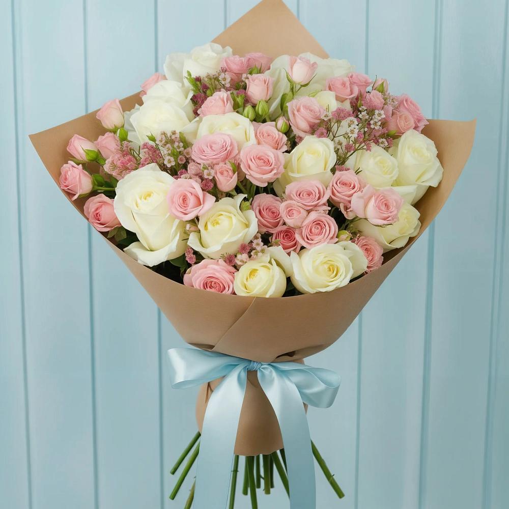 Букет цветов из: Розы в Пятовском