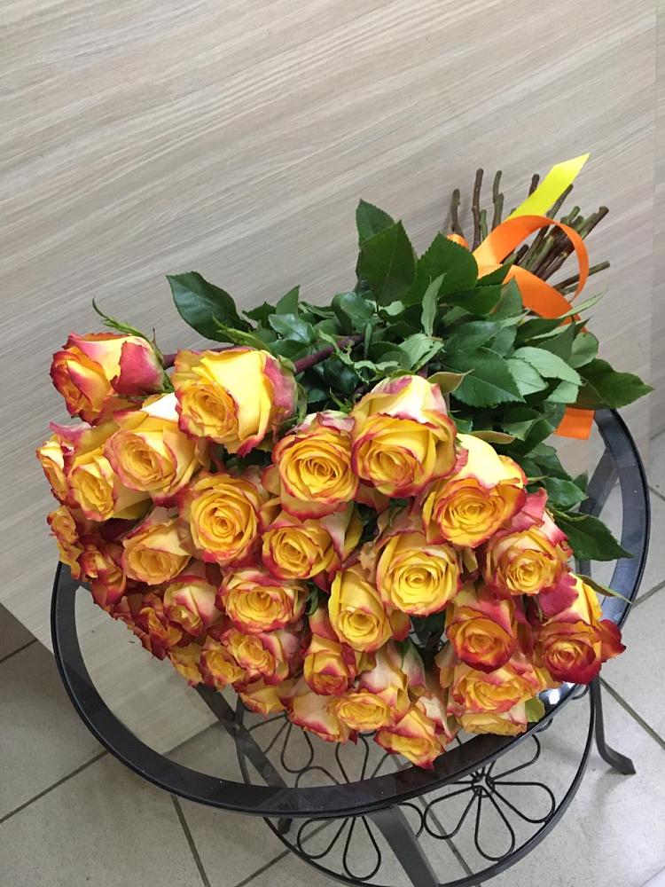 Букет Желтые розы в Пятовском