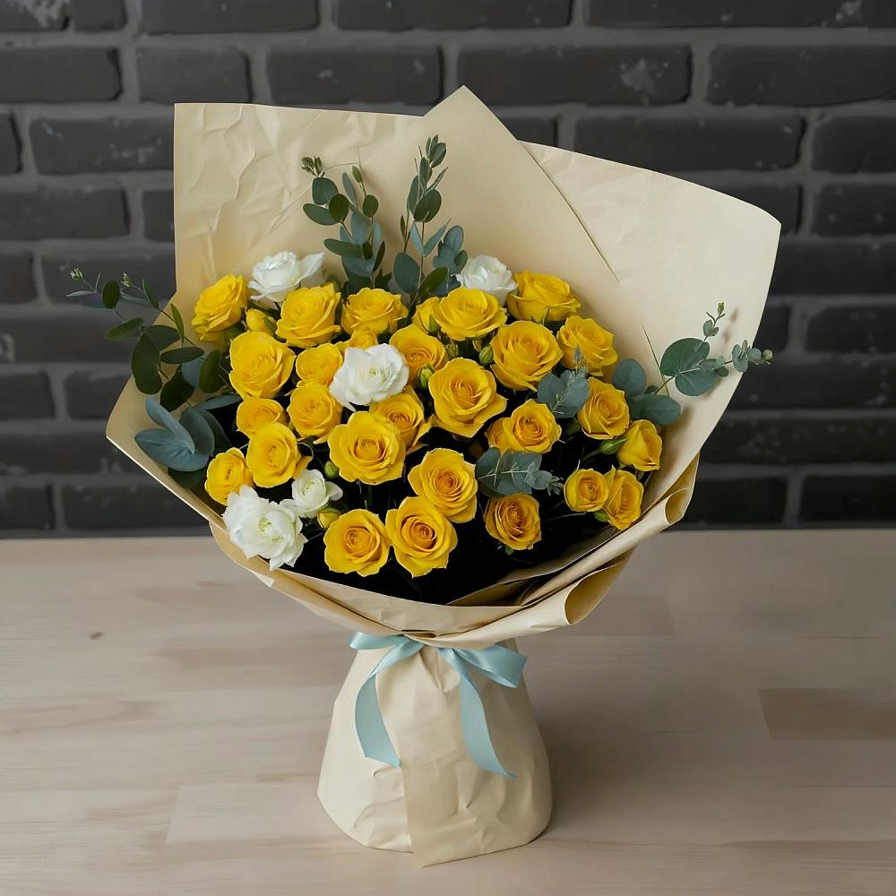 Букет цветов из: Розы в Пятовском