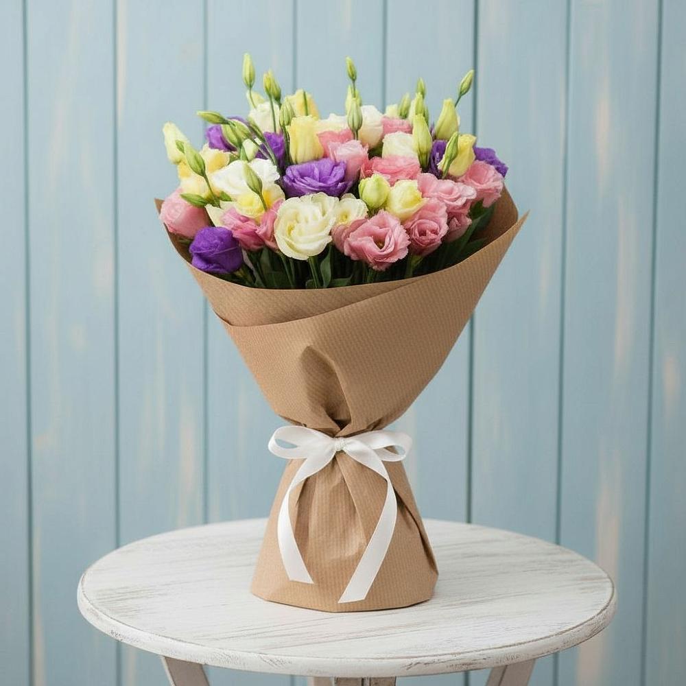 Букет цветов из: Лизиантусы в Пятовском