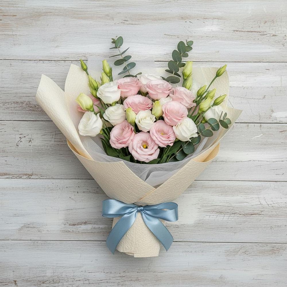 Букет цветов из: Лизиантусы в Пятовском